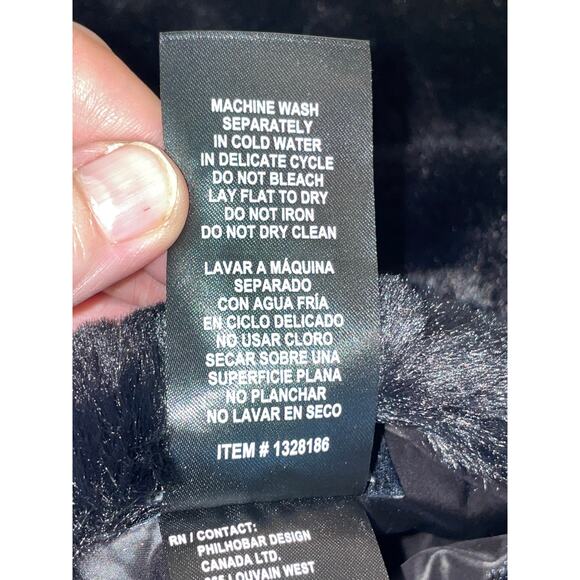 Original Nicole Miller Reversible Puffer & Faux Fur Vest - Size Women's M - Picture 10 of 11